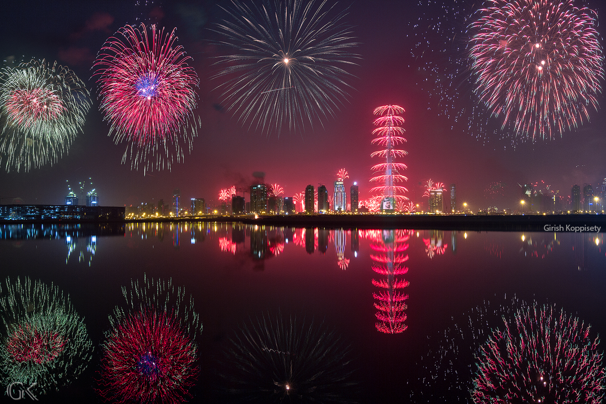 dubai fireworks 2015 girish koppisetty dubai 2015 fire works