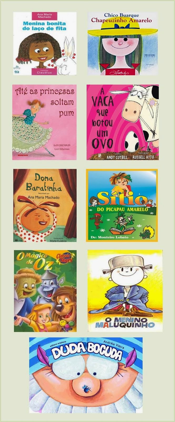 Sugestões de Livros Infantis...