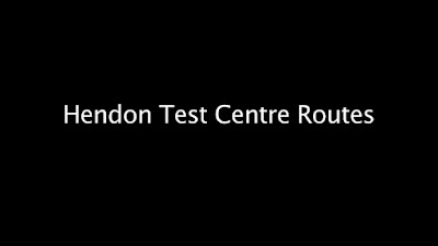 hendon test centre routes