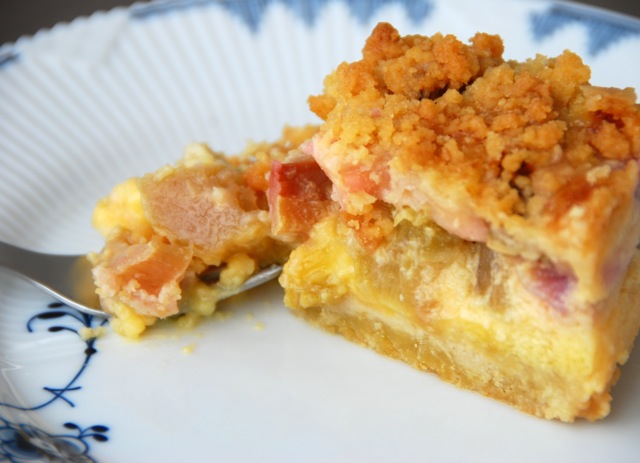 Old Fashioned Rhubarb Kuchen Old Fashioned Rhubarb Kuchen