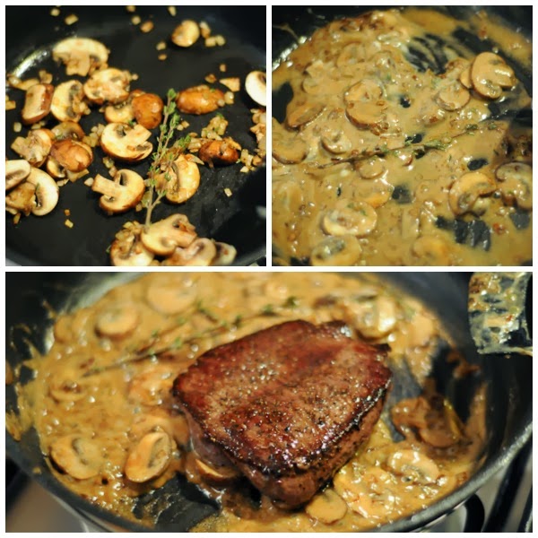 Olive Dragonfly Foodie Friday Venison steaks with mushroom sauce