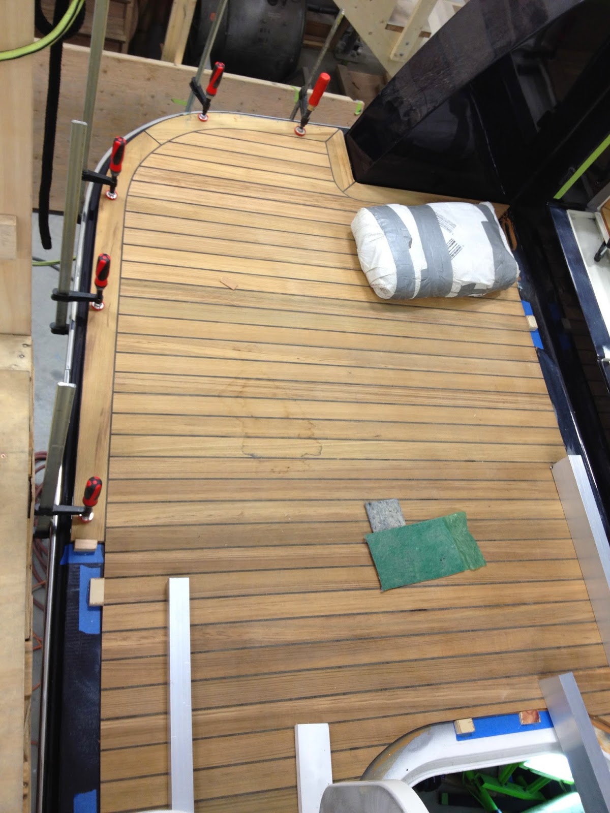 How to sand a teak deck How to Sand and Repair Teak Decking