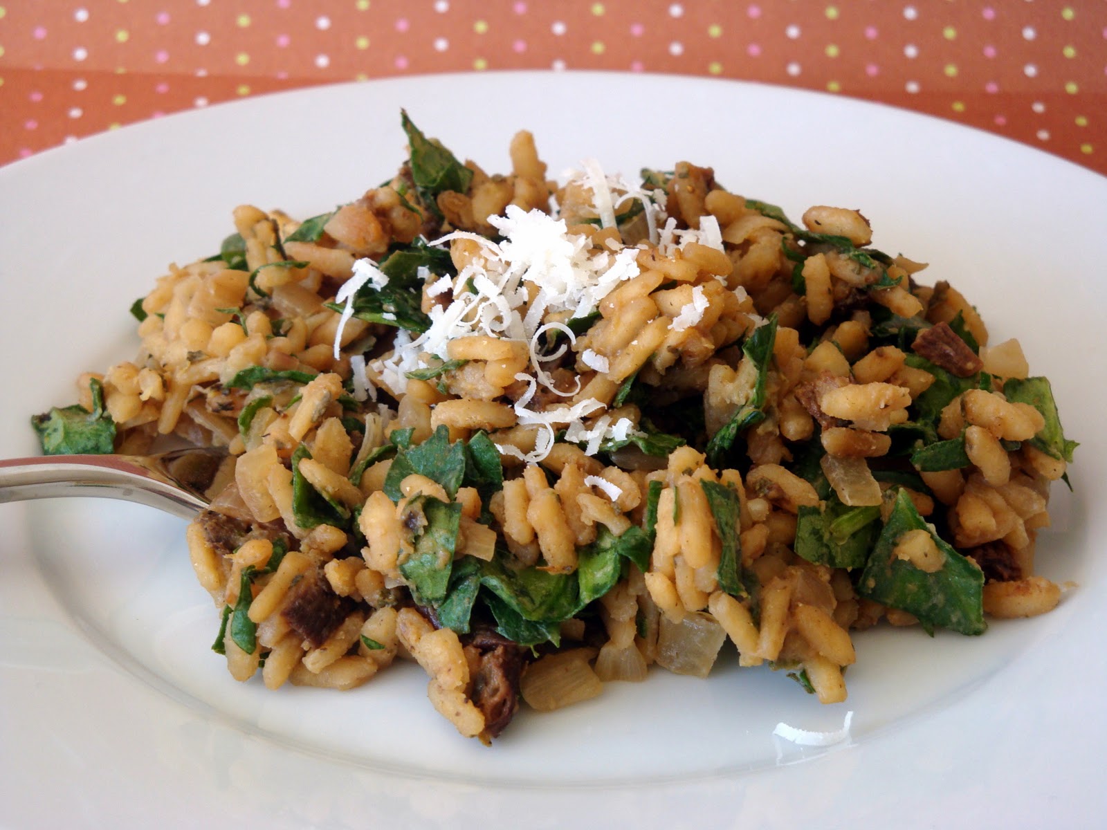 Porcini Mushroom and Spinach Risotto with Mascarpone My Site