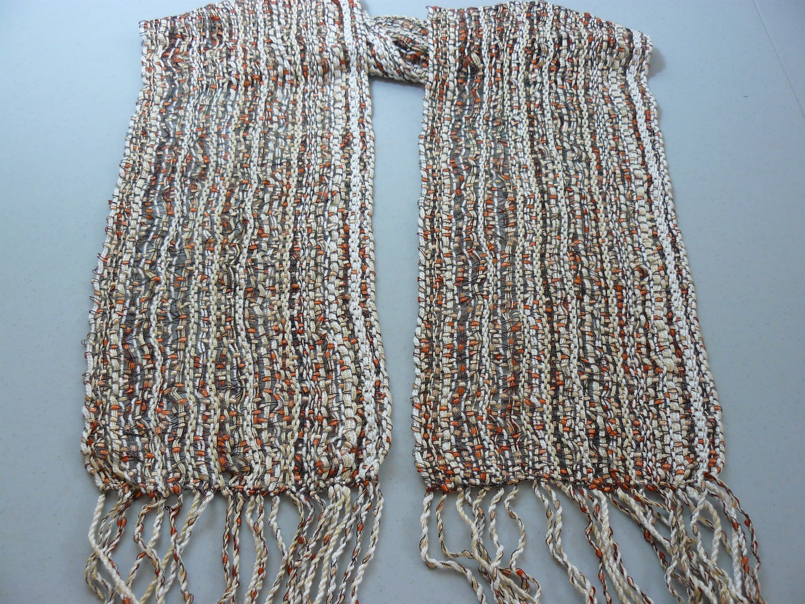 Hozho Handwoven SAORI Ladder Scarf