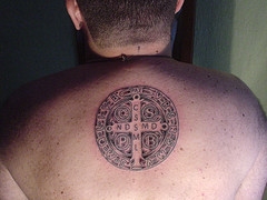 The Badger Catholic: St. Benedict, tattoo pro nobis?