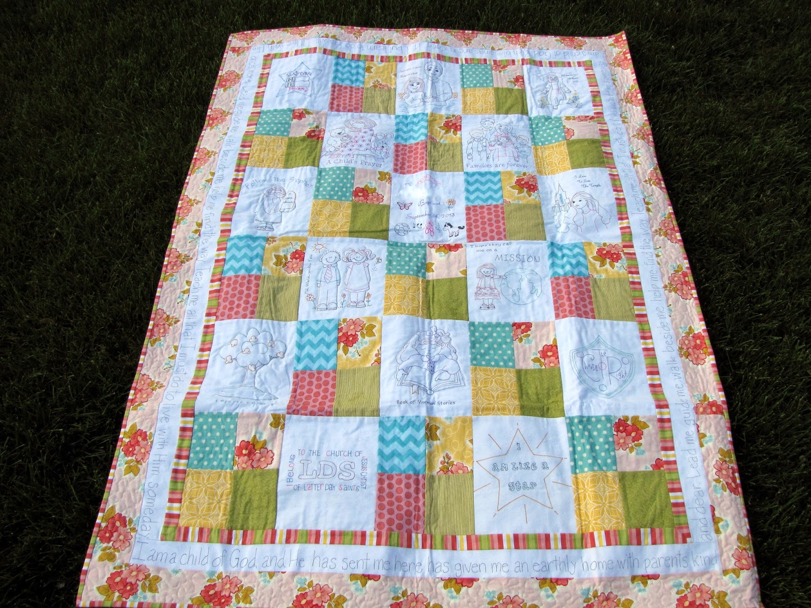 Granny Ann's Miss B's Baptism Quilt