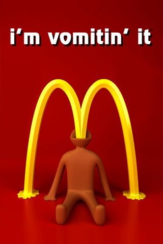 Funny Wallpaper for iPhone Iam vomiting it  5s 5c 6