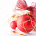 Fondo de Pantalla Navidad Bola decorativa roja con lazo 