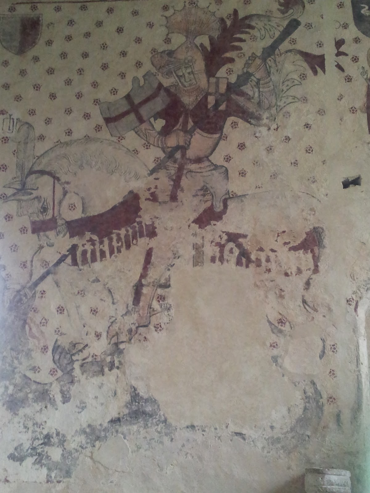 Once I Was A Clever Boy Medieval Wall paintings uncovered in Wales