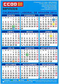 CALENDARIO 2016