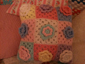 Crochet cushions