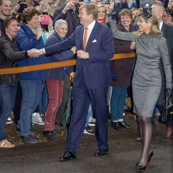 Queen Maxima and King Willem-Alexander of The Netherlands visit the former mine region in Limburg