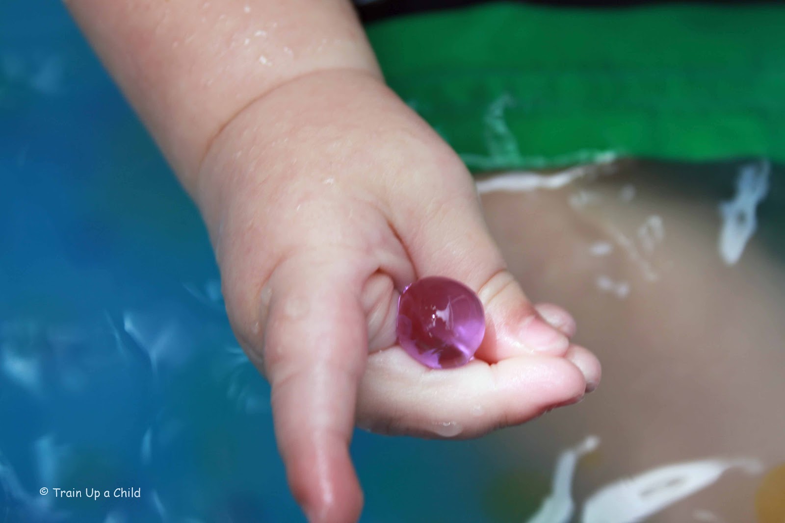Water Beads and Pool Play for Babies Learn Play Imagine