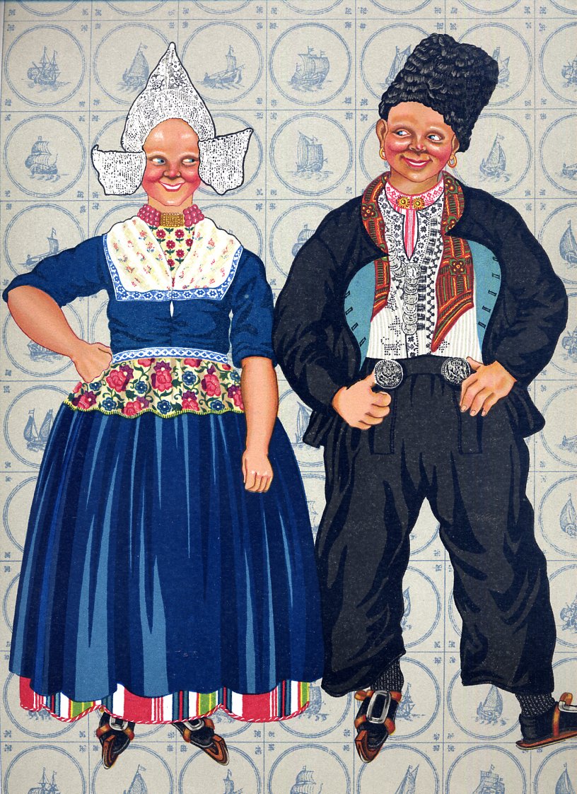 National+Costume+Netherlands ... &Embroidery: Costume of Volendam, North Holland, The Netherlands