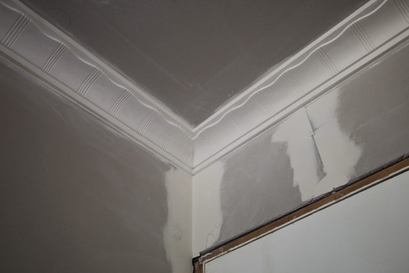 Miss Directions Renovations...Paint prep and cornices