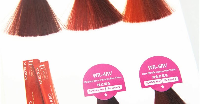 Red Hair Colors 2018 Matrix Red Hair Color Chart