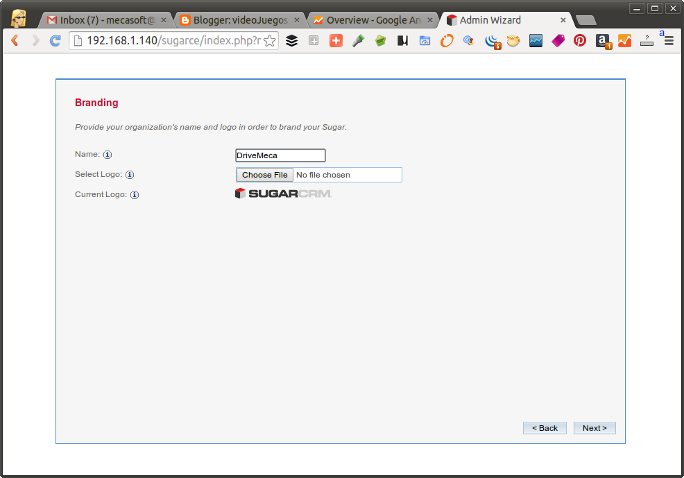 DriveMeca instalando SugarCRM Community en Linux Centos 7