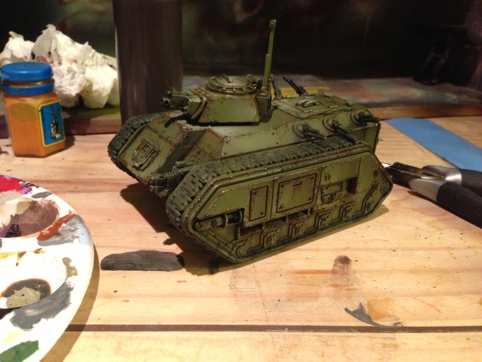 Four go to war! Tutorial Tank Weathering Part 1