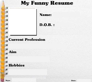 My funny resume - facebook app
