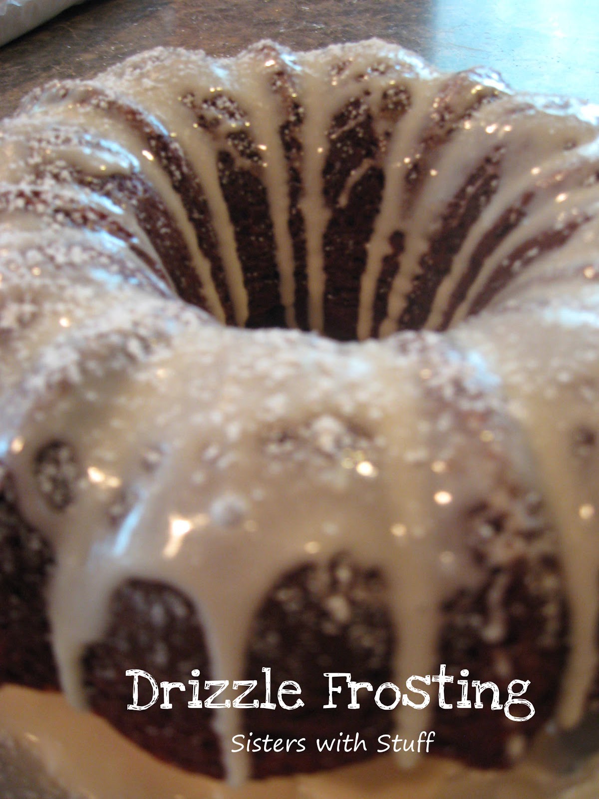 Sisters with Stuff Super Simple Drizzle Frosting