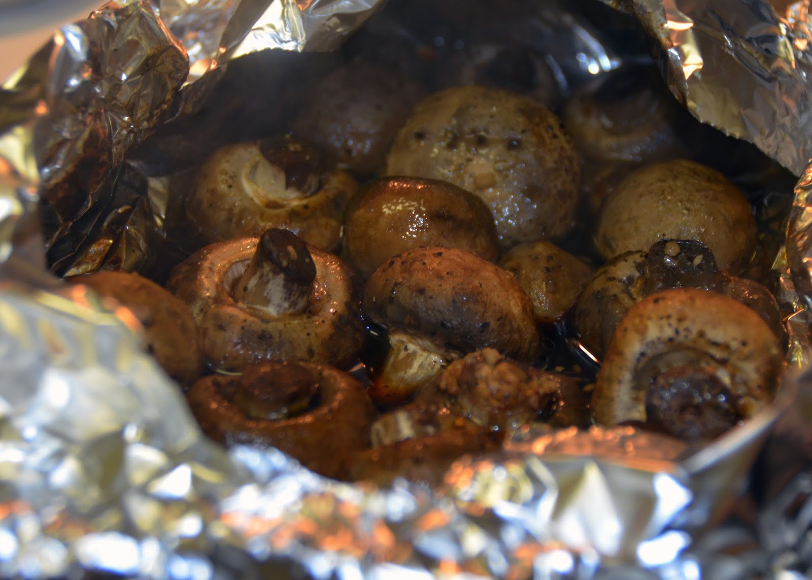 Steak House Mushrooms in Foil Packet