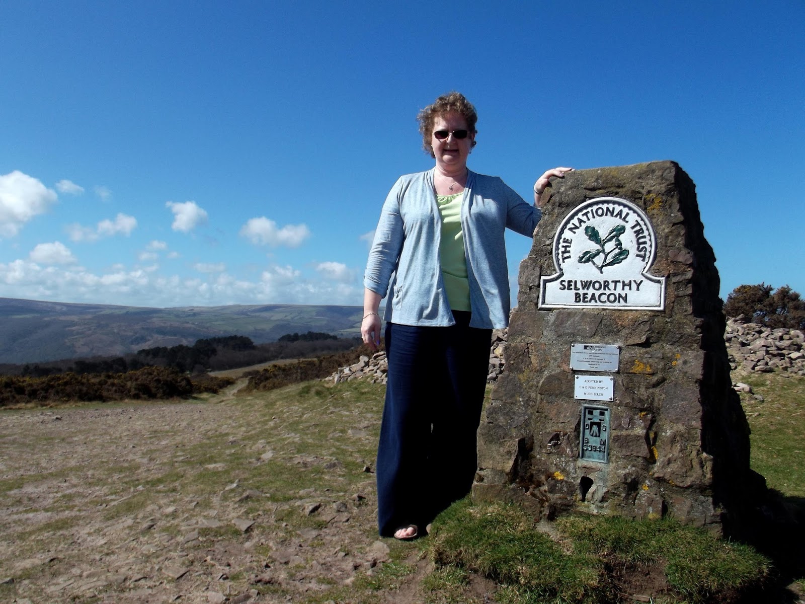 Selworthy Beacon (1,010ft), one of the highest points on Exmoor.