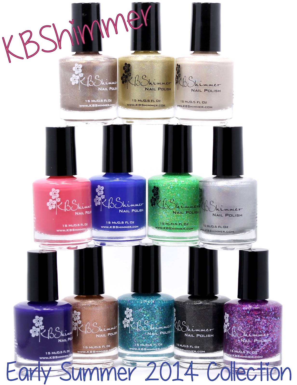KBShimmer Early Summer 2014 Collection