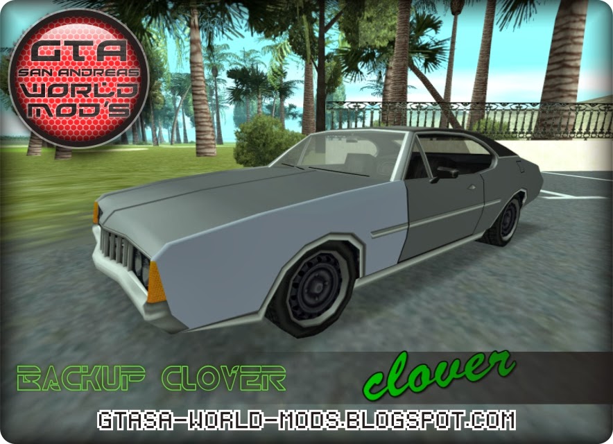 Замена машины clover для gta san andreas