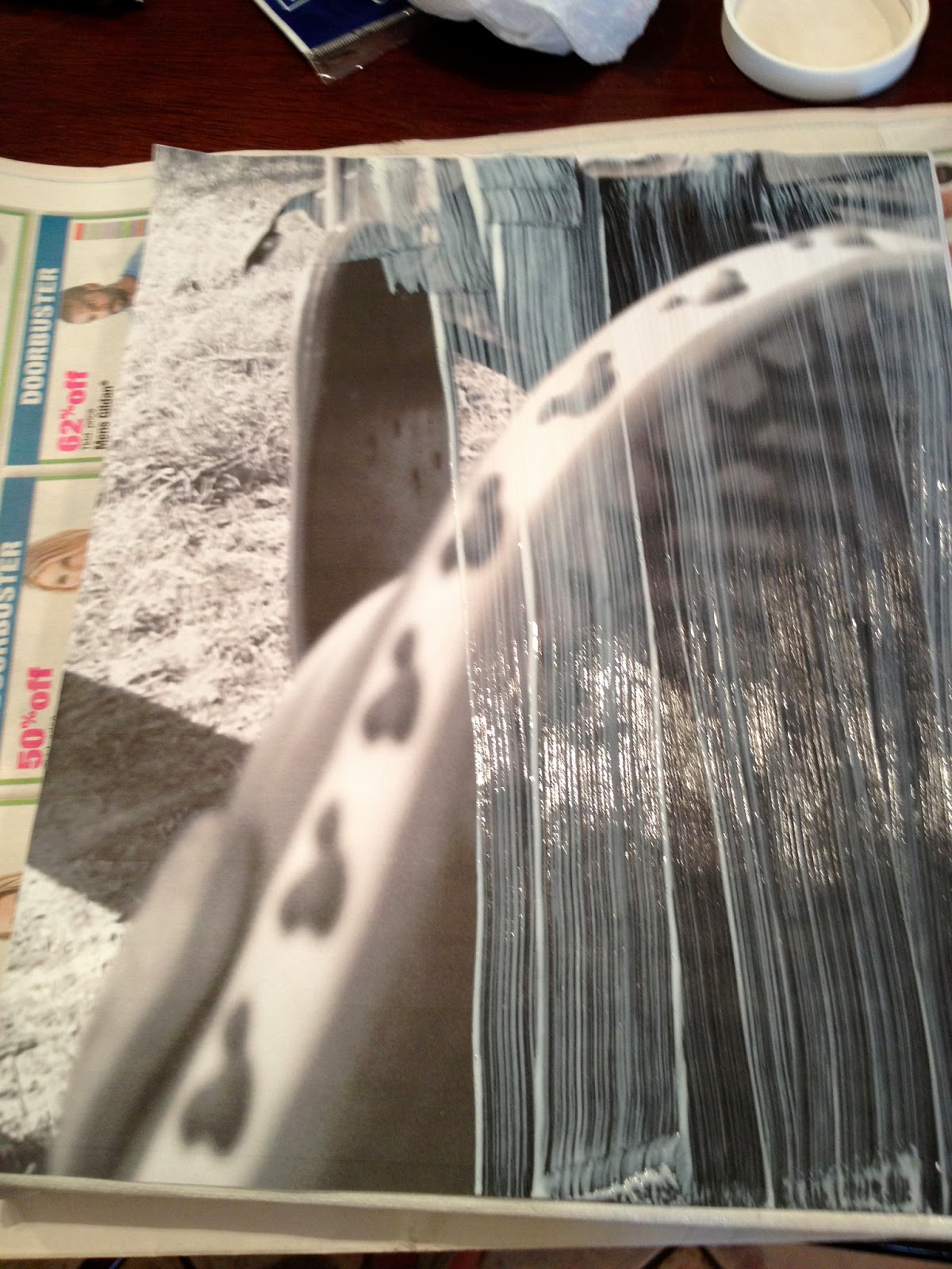 Two It Yourself Enlarged Photo to Canvas Transfer