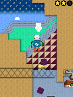 Toca Robot Lab iPhone / iPad App - flying the robot Toca Robot Lab iPhone / iPad App