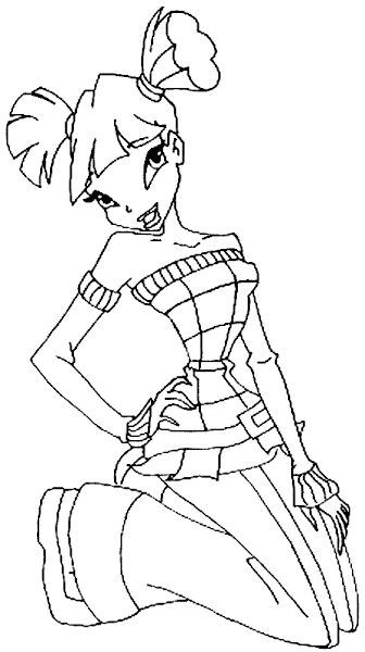 Winx Club Coloring Pages