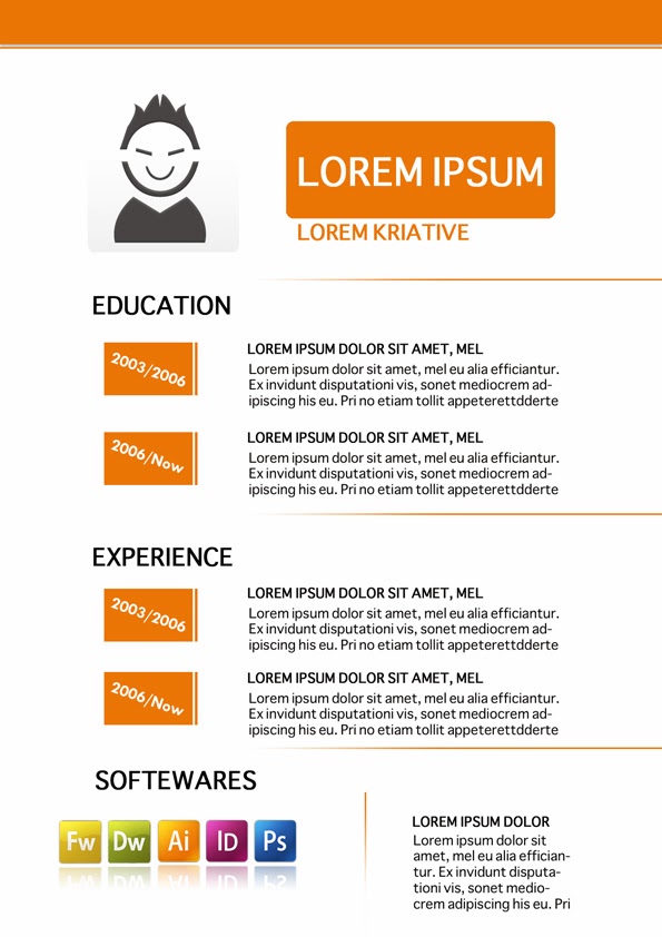 graphic design resume template