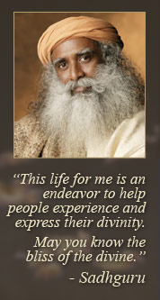 My Journey with Isha: SADGURU'S BACKGROUND