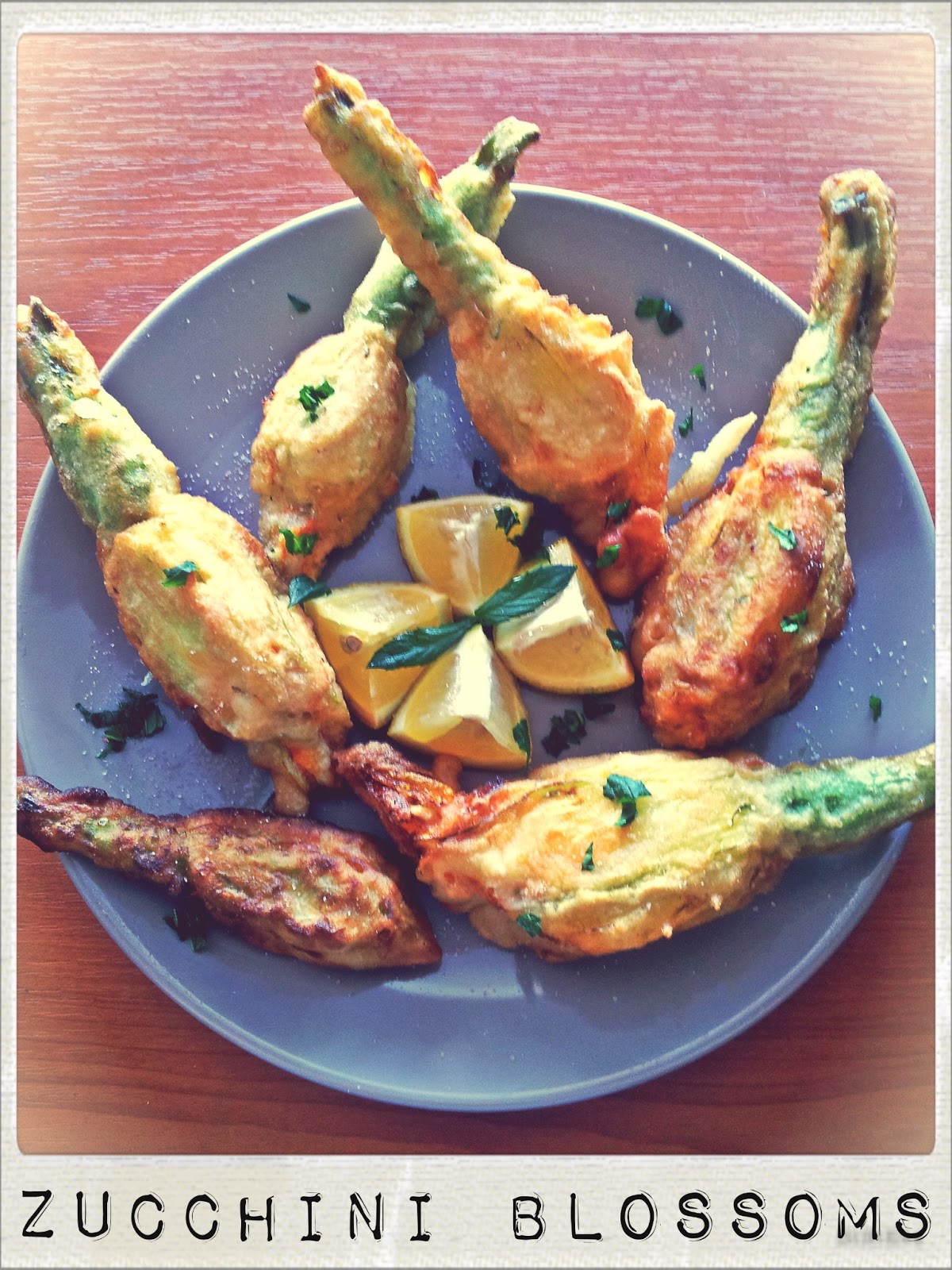 You've Got Meal! Fried RicottaStuffed Zucchini Blossoms