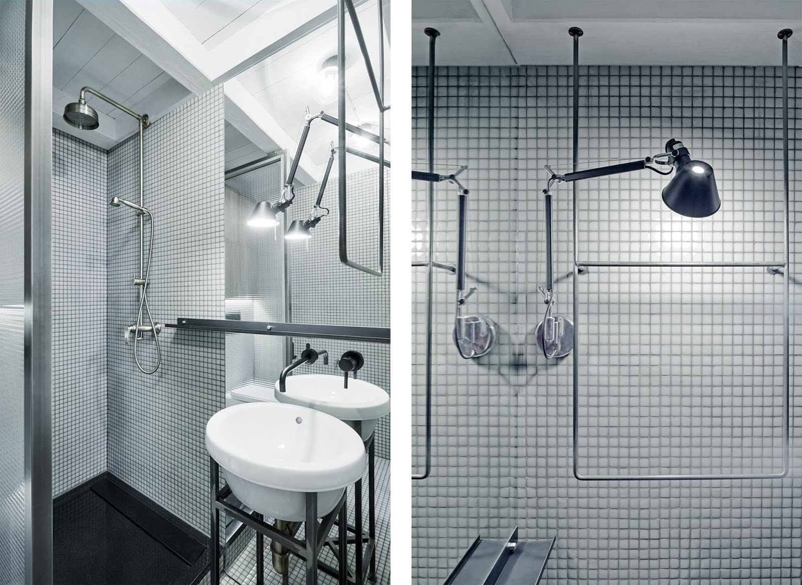 Progetto di due bagni e una cucina in un appartamento a praga by ...
