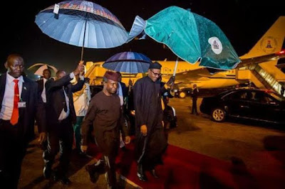 President Buhari Arrives Nigeria After His State Visit To The US (Photos) 