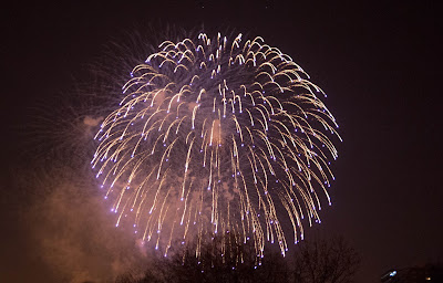 Fuegos artificiales de Las Fallas de Valencia