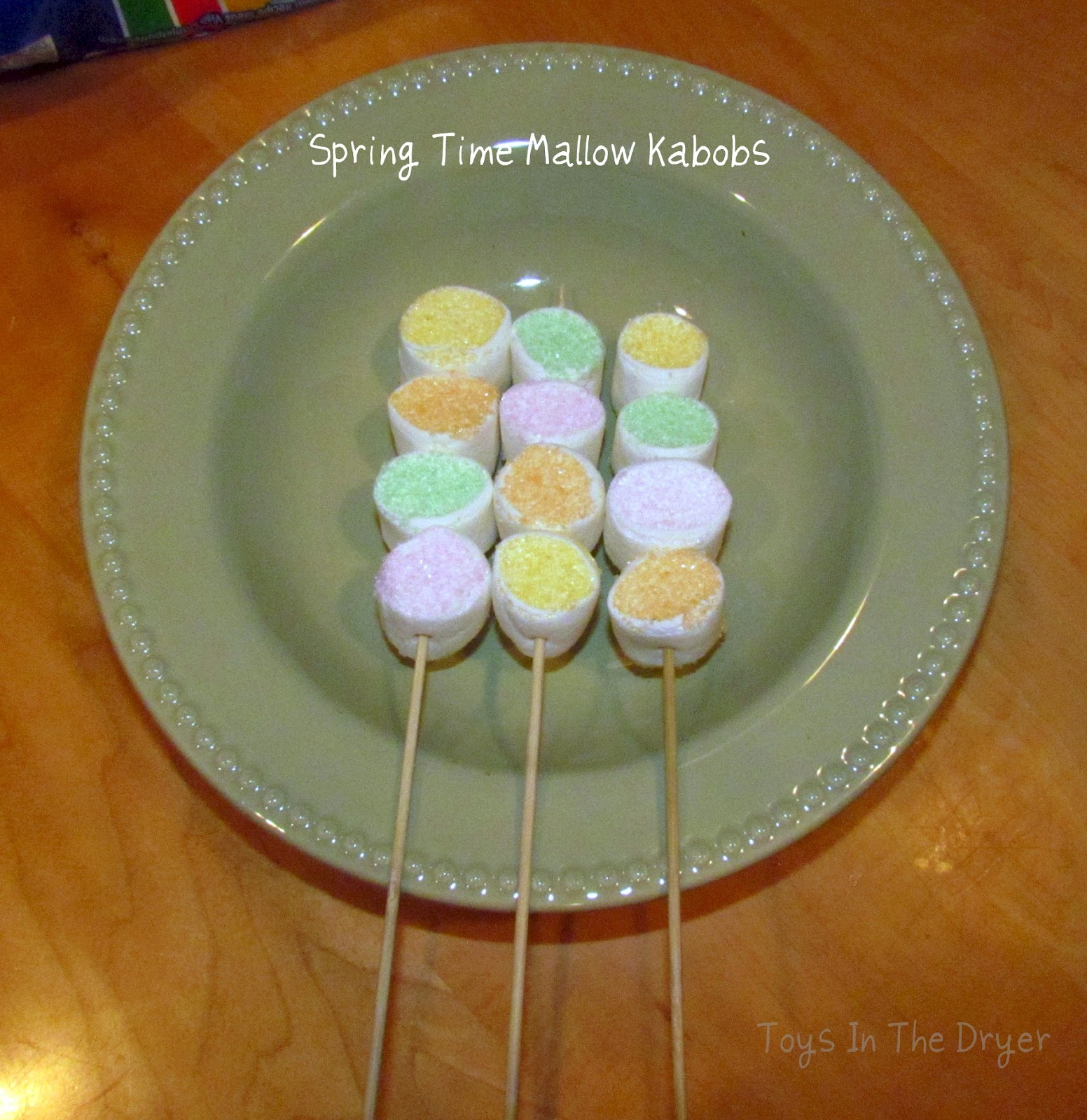Spring Time Marshmallow Kabobs