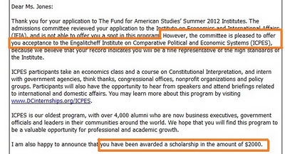 writing internships for college students