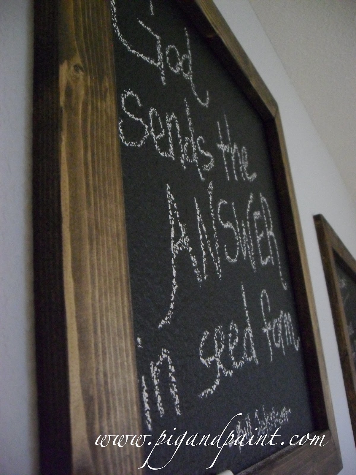 Using Chalkboard Paint on Heavily Textured Walls