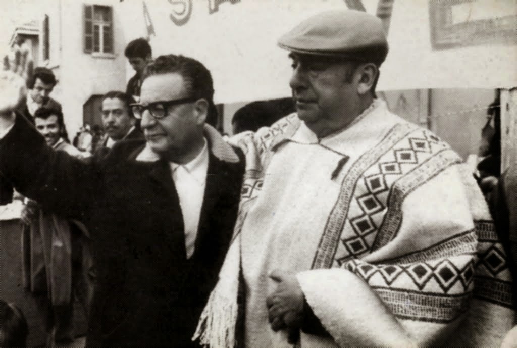 Salvador Allende y Pablo Neruda