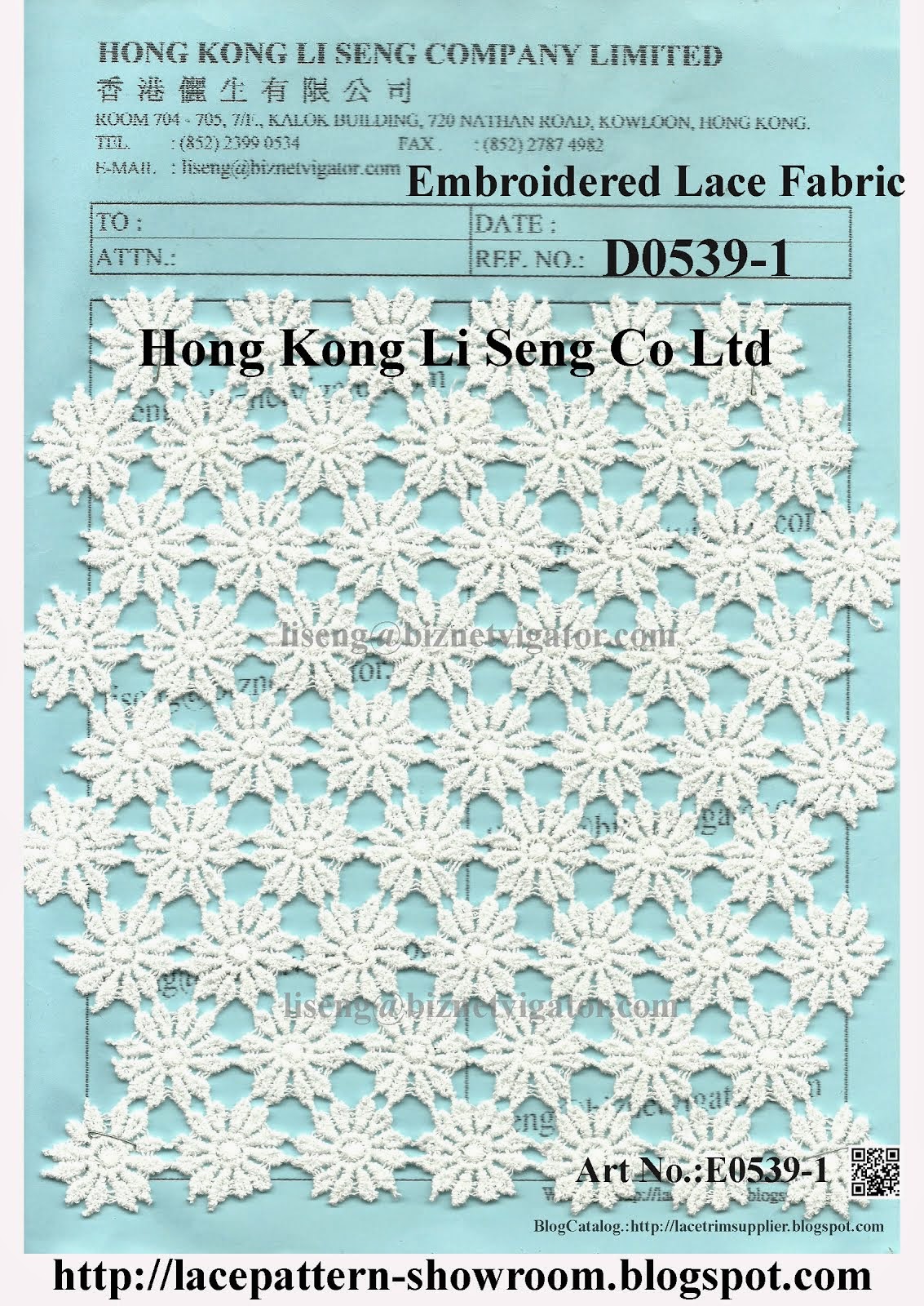 Embroidered Lace Fabric Factory - Hong Kong Li Seng Co Ltd