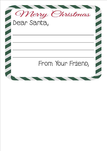 christmas tree writing paper