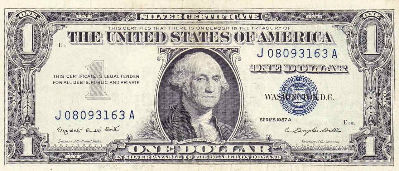 Sundry Collectibles: Silver Certificate United States Currency