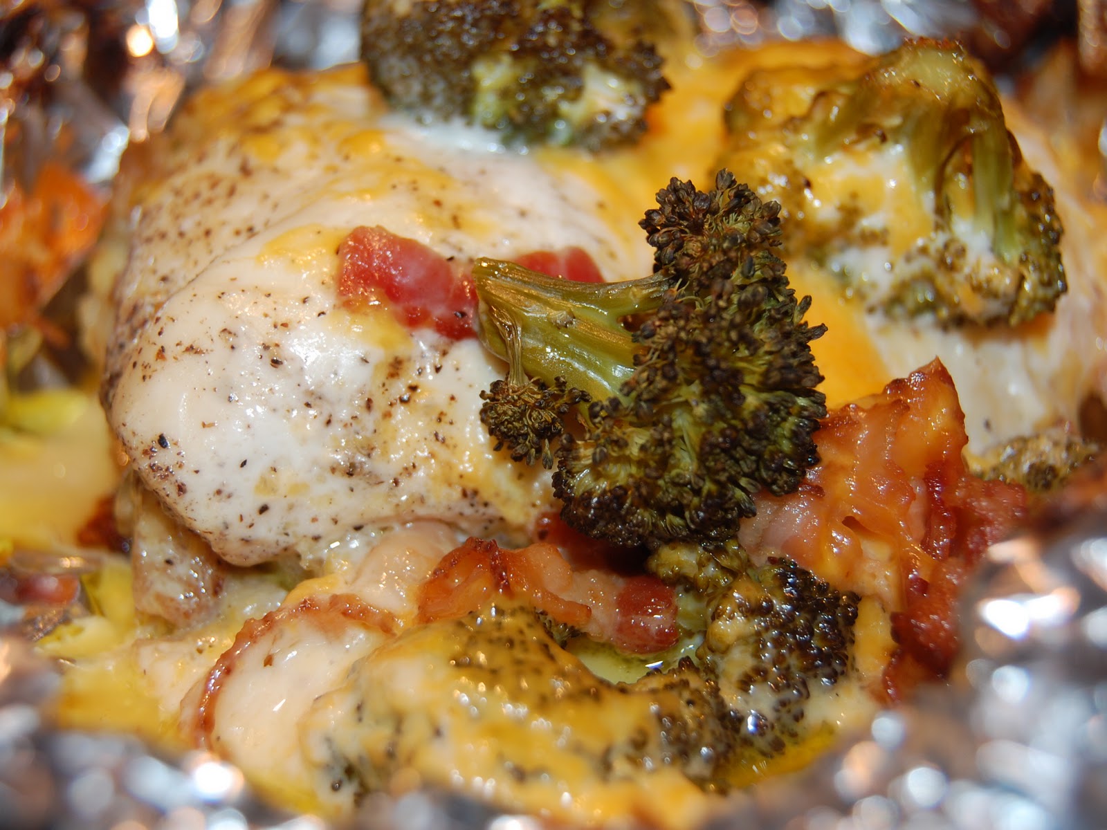 Cassie Craves Chicken Broccoli Bacon Ranch Foil Packets