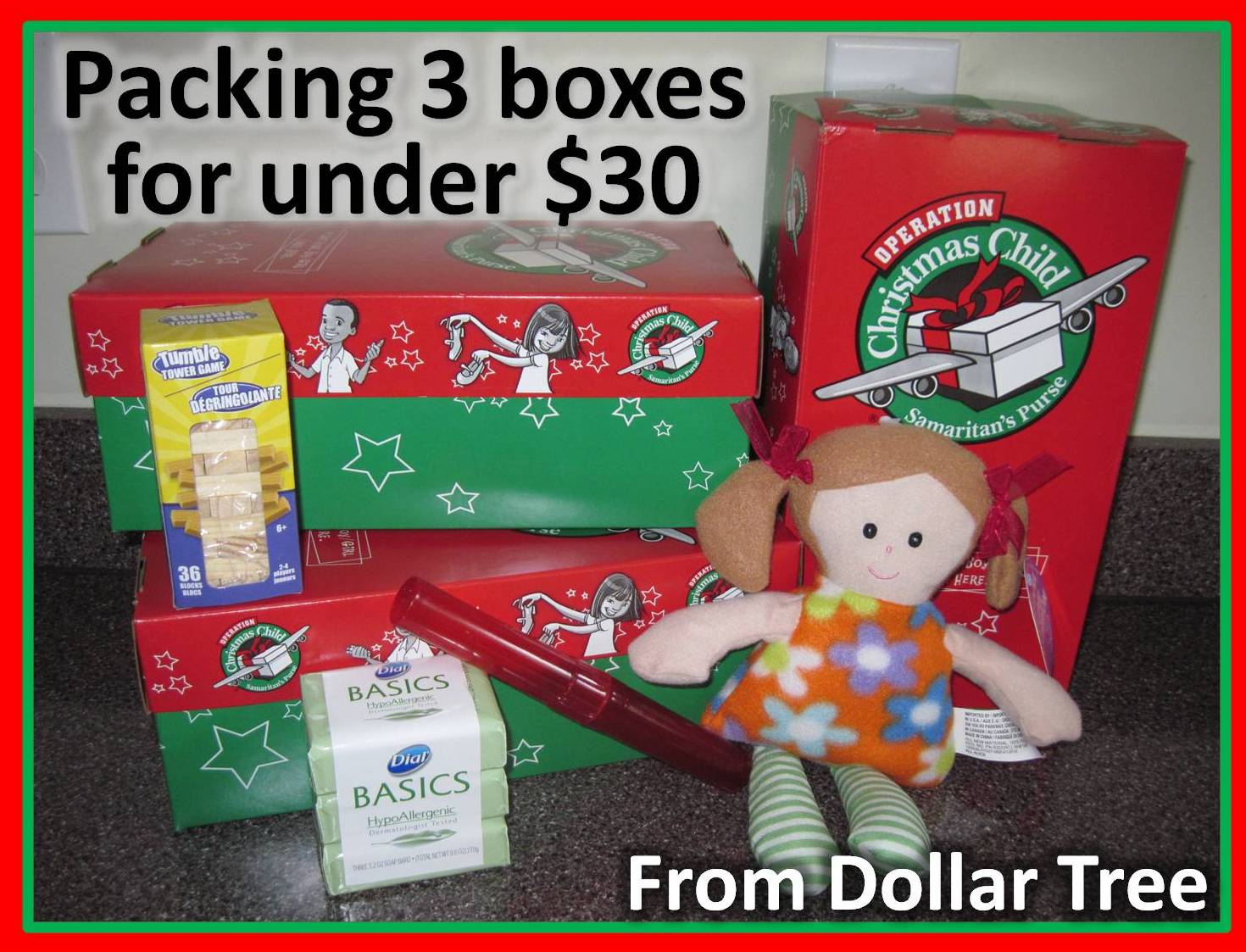 Operation Christmas Child - If anyone has a Dollar Tree they want