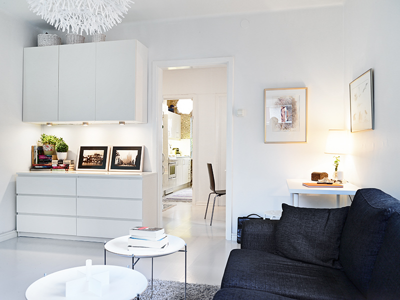 House of silver: hyggelig lille lejlighed med farver