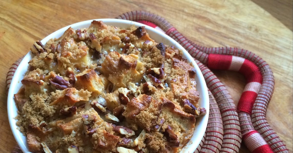 The Baking Yogi Kitchen Adventures; Waffles & Maple Syrup Bread Pudding