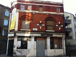 Abandoned pub, the Princess Alice, Dingley Road, London EC1