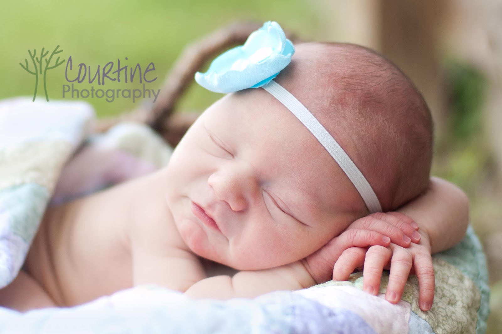 Courtine Photography Outdoor Newborn Session